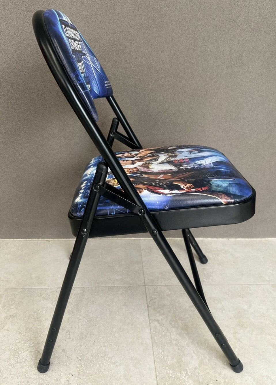 WWE Elimination Chamber Perth Commemorative Chair, Logan Paul In Good Condition