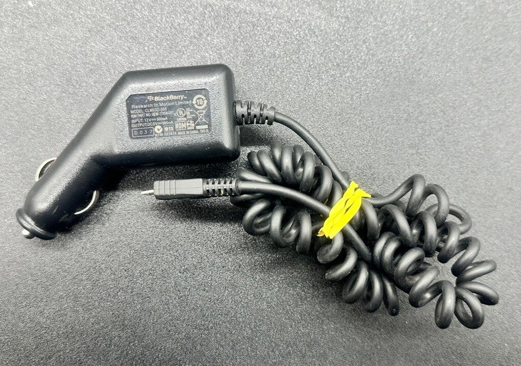 Car Charger Origin BLACKBERRY HDW-17958-001 Black Micro USB 5502