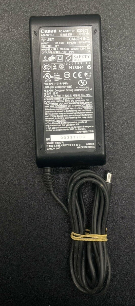 Canon OEM K30203 / AD-370U Printer Power Supply 16v 2A In Good Condition