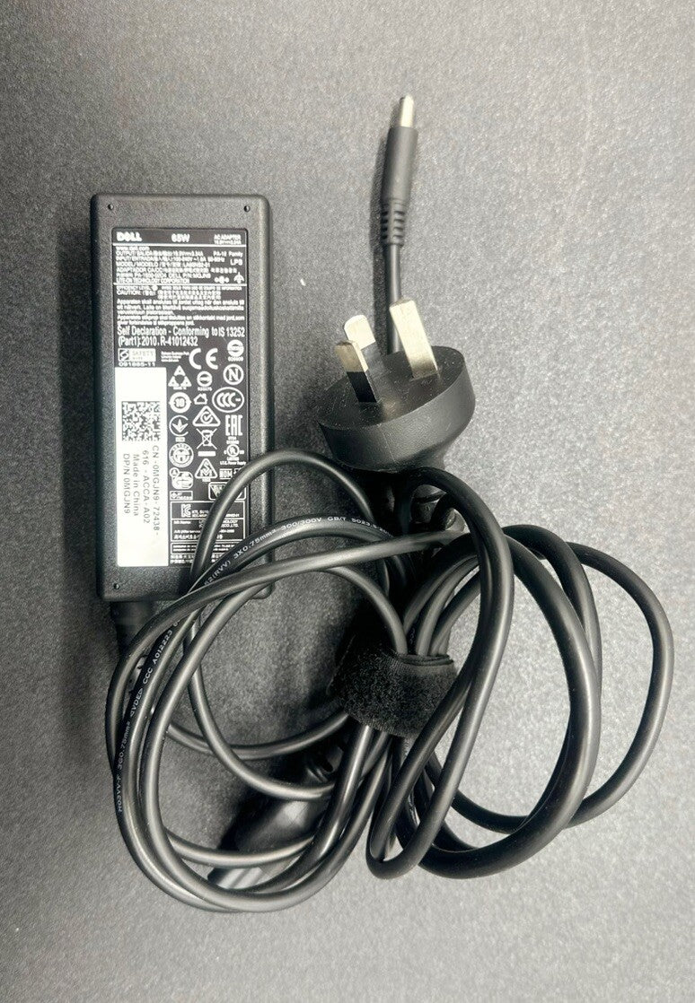 Genuine Dell AC Adapter Model LA65NS2-01 Output 19.5V-3.34A In Good Cond 5503