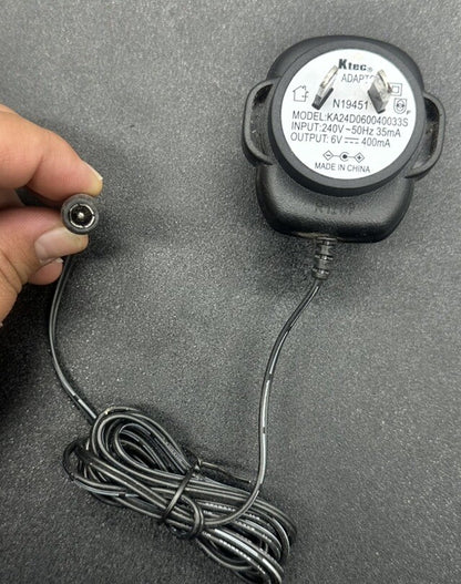 KTEC AC ADAPTOR KA24D090020033S OUTPUT 9V 0.2A In Good Condition 5341