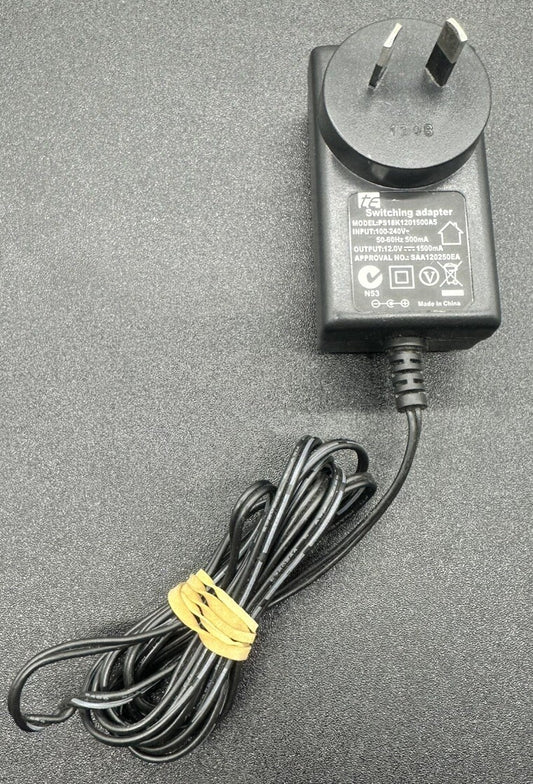 TE AC ADAPTOR Model PS18K1201500A5 OUTPUT 12v 1.5A In Good Condition 6257