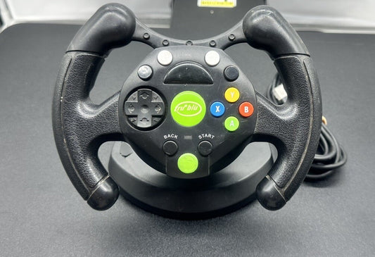 Tru Blu Micro Racing Wheel - Xbox Original In Good Condition 6193