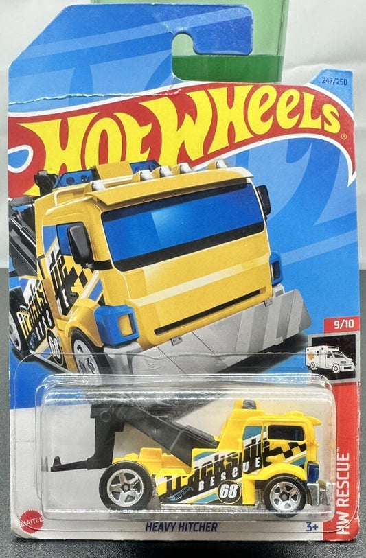 Hot Wheels 2023 Heavy Hitcher *247/250 HW Rescue *9/10 HKJ24 New 8146