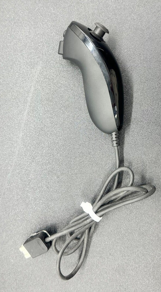 Black Nintendo Wii Nunchuck Controller Wii U In Good Condition