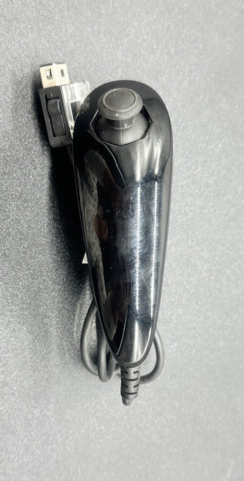 Black Nintendo Wii Nunchuck Controller Wii U In Good Condition