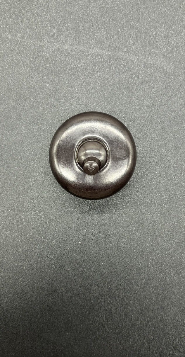 Original Vintage Brown Ring grip Round Bakelite Light switch 10A 240V In GC