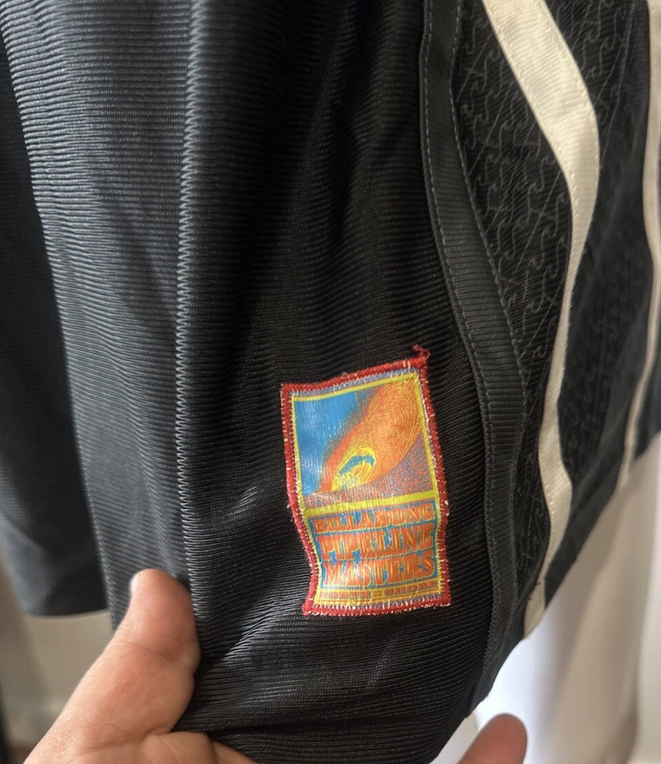 Billabong Pipeline Masters Black Singlet Size Medium In Good Condition 3030