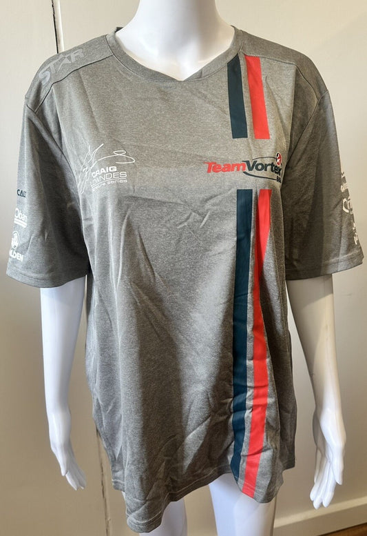 Craig Lowndes Team Vortex Short Sleeve Shirt Size Medium In Good Condition