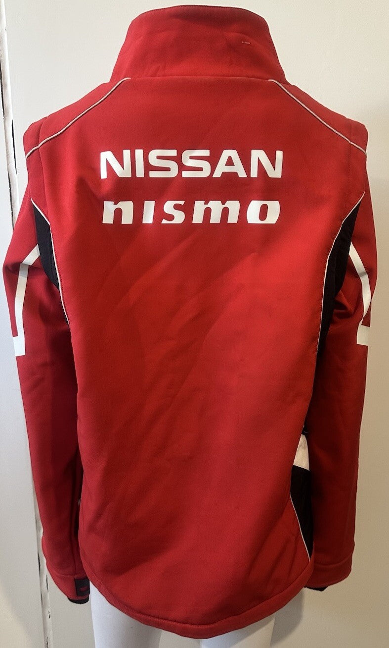 NISSAN Official Nismo Racing Women's Red Jacket Detachable Sleeves Vest Size S