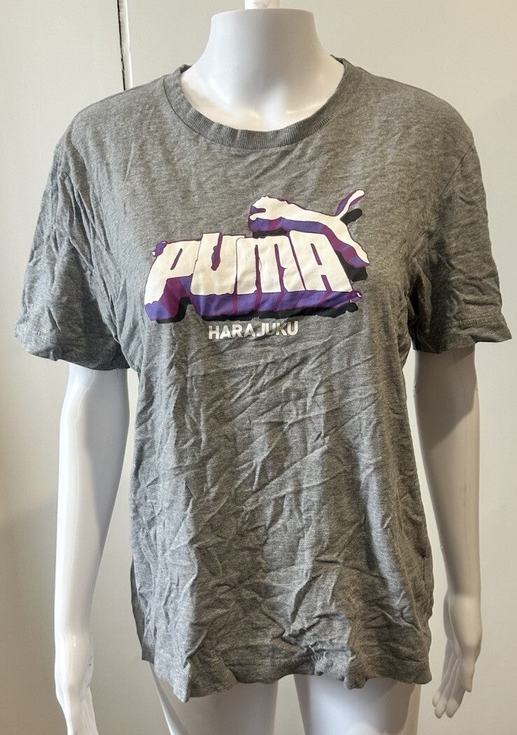 Puma Harajuku Ladies Short Sleeve Shirt Size Medium In Good Condition 2955