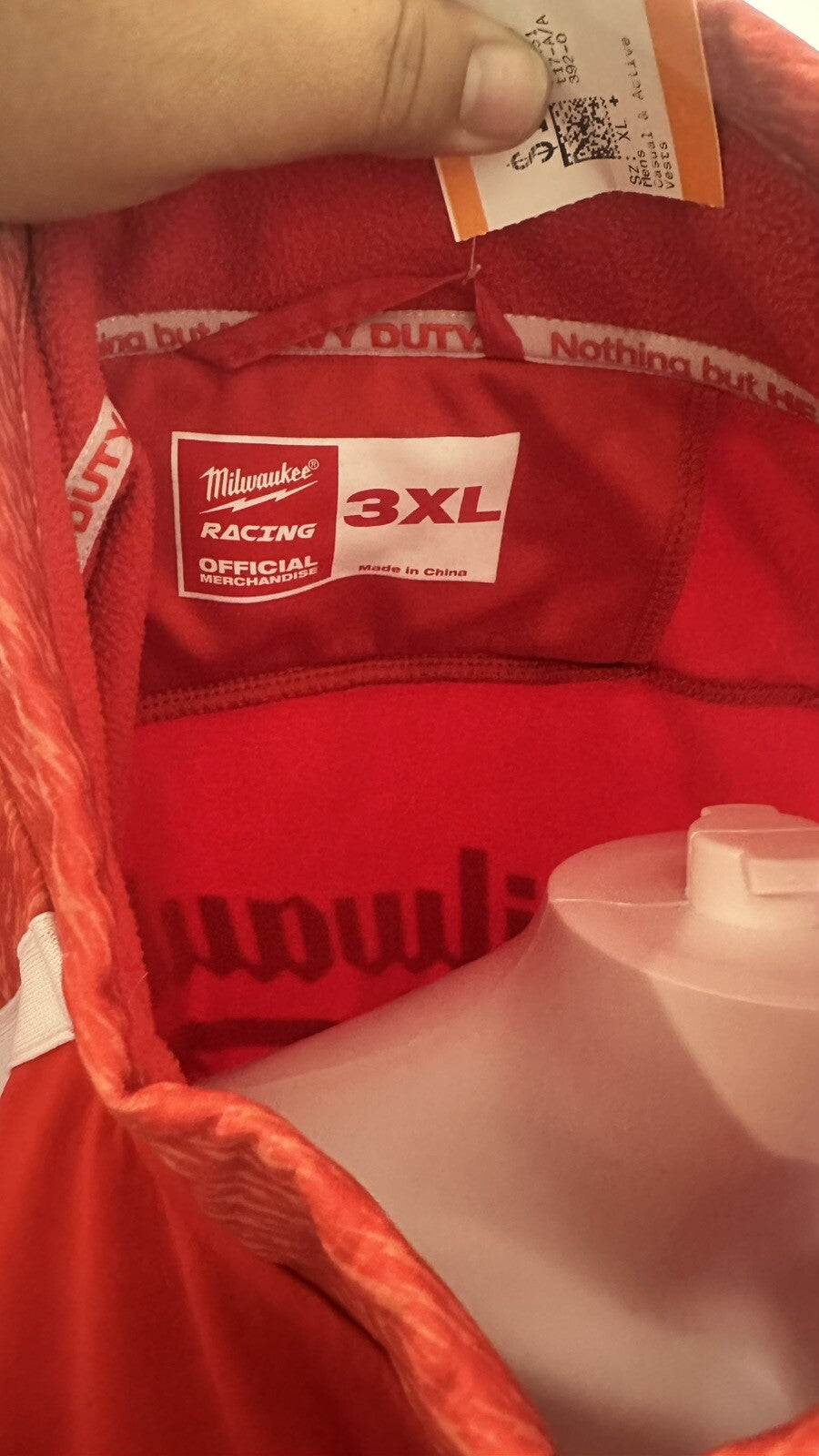 Official MILWAUKEE Racing Vest 23 Red Racing Size 3XL In Good Condition 4588