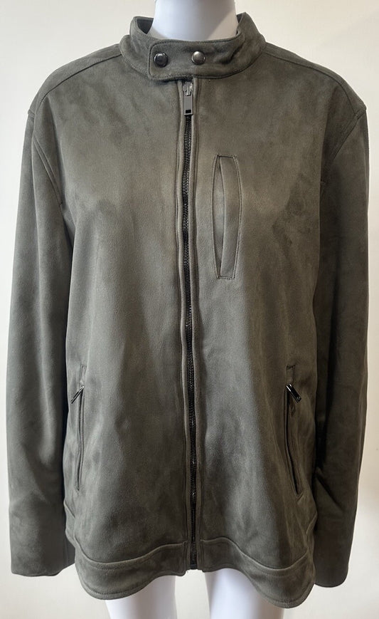 BLAQ MELBOURNE Men's Velour jacket Size XL New With Tags 5067