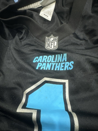 NFL Carolina Panthers Newton 1 Jersey Size Medium In Good Condition 5037