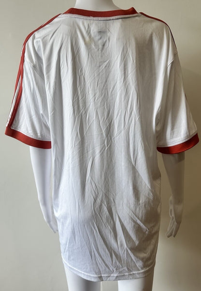 Adidas Skateboarding White Short Sleeve Shirt Size Large In Good Condition 3156