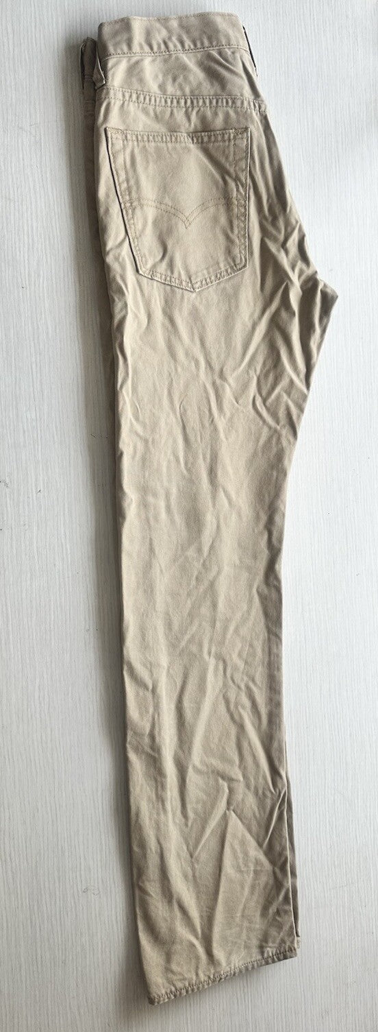 Levis Mens Tan Chino Size W78cm x L94cm In Good Condition 2986