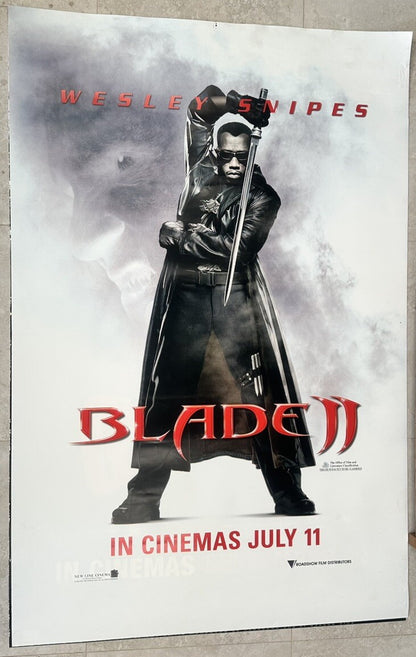 Wesley Snipes Blade 2 Cinema Movie Wall POSTER In Good Condition 177cm x 117cm
