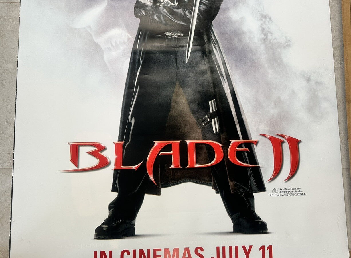 Wesley Snipes Blade 2 Cinema Movie Wall POSTER In Good Condition 177cm x 117cm