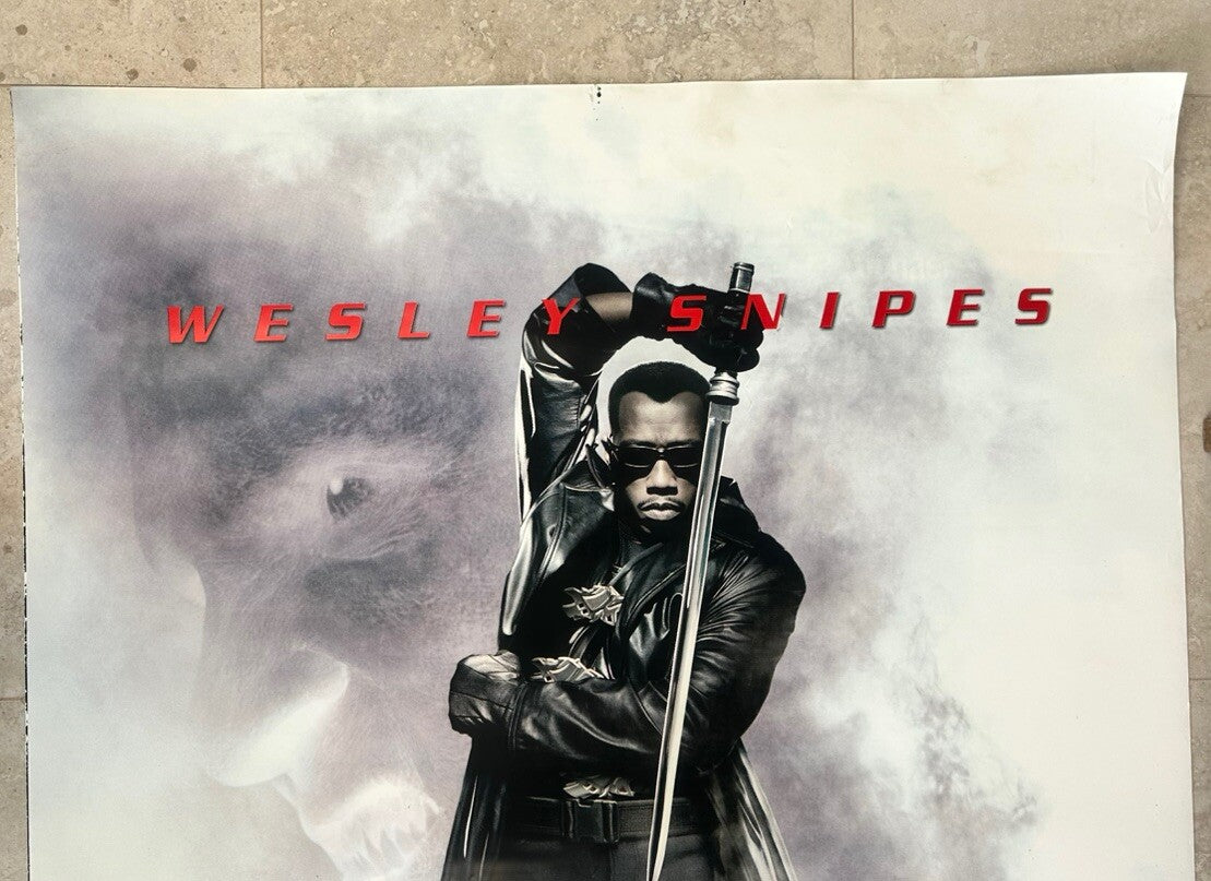 Wesley Snipes Blade 2 Cinema Movie Wall POSTER In Good Condition 177cm x 117cm
