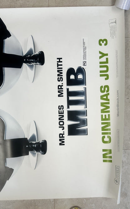 Men In Black Will Smith & Tommy Lee Jones Cinema Movie POSTER 152cm x 102cm