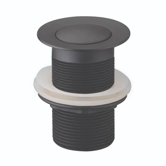 Black Pop-up Waste  32mm  WITH Over Flow BGP107-32 OF (40mm Adapter Included)