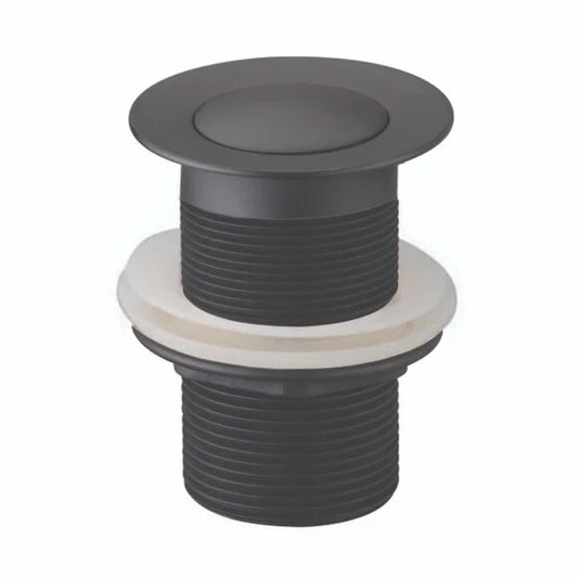 Black Pop-up Waste  32mm  WITH Over Flow BGP107-32 OF (40mm Adapter Included)