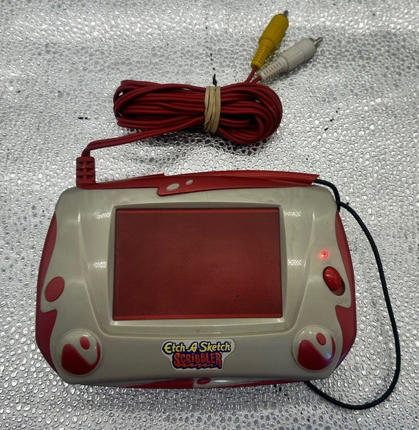Etch A Sketch Scribbler 2005 RC to TV with Attached Pen In Good Condition 6580