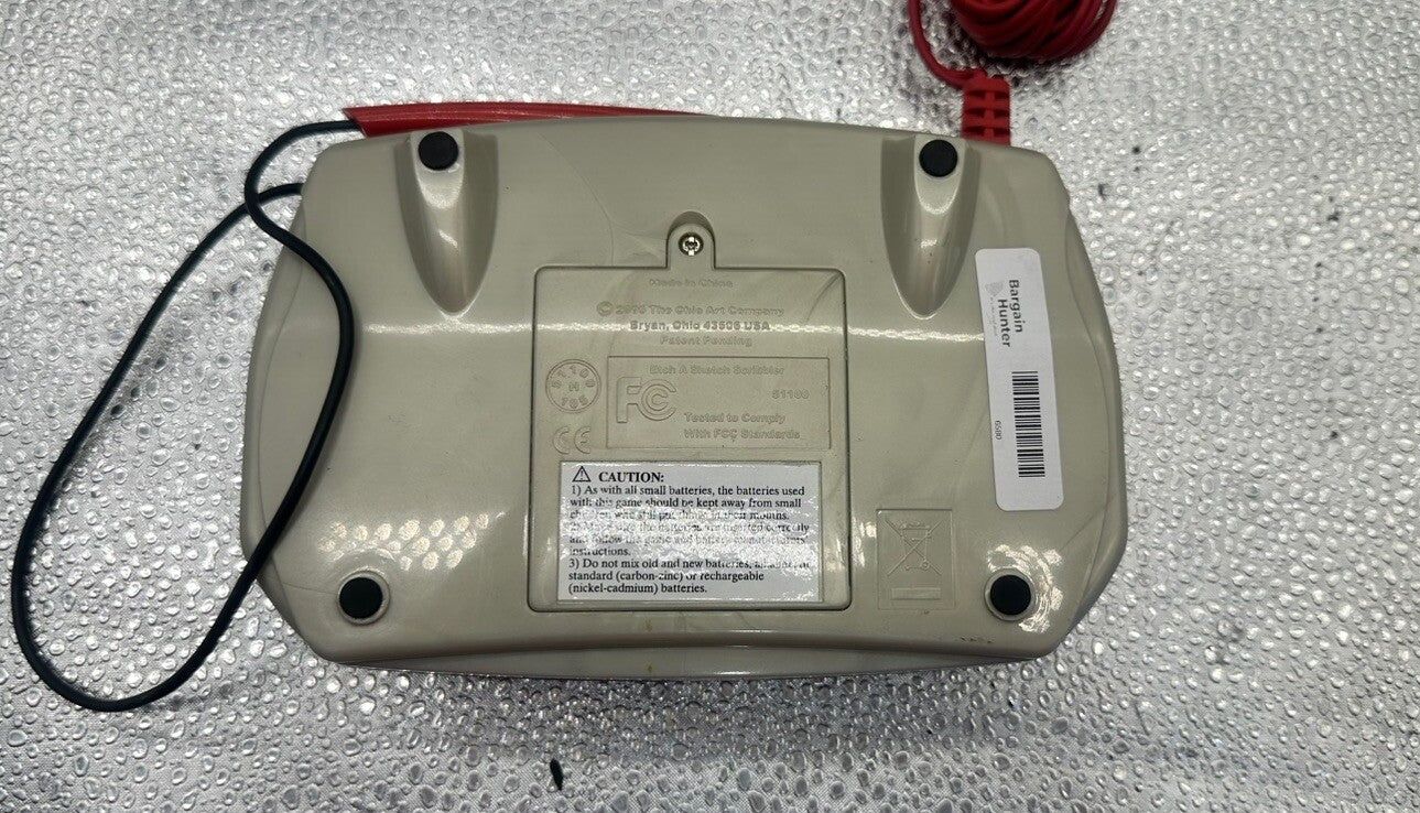 Etch A Sketch Scribbler 2005 RC to TV with Attached Pen In Good Condition 6580