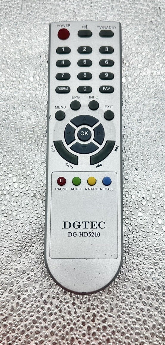 Dgtec DG-HD5210 Remote Control In Good Condition 8340