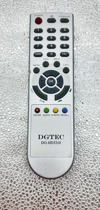 Dgtec DG-HD5210 Remote Control In Good Condition 8340