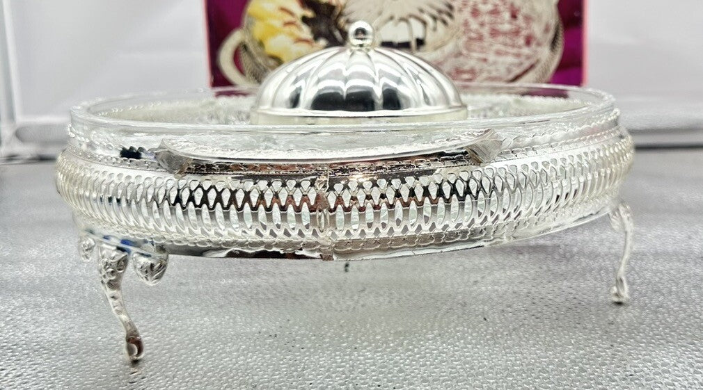 England Queen Anne Rarity, Silver Chafing Dish. "Serving Dish" In Good Codnition