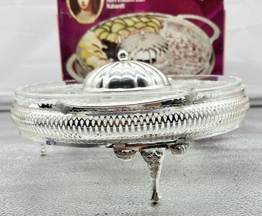 England Queen Anne Rarity, Silver Chafing Dish. "Serving Dish" In Good Codnition