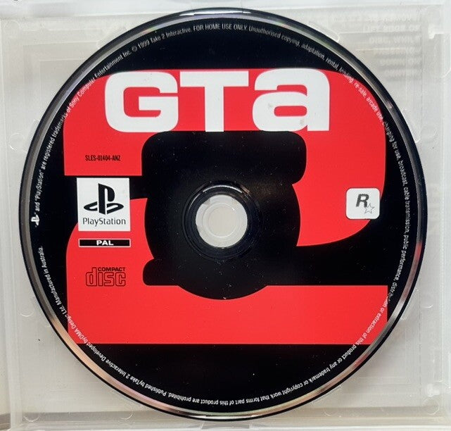 Grand Theft Auto 2 GTA 2 Playstation 1 PS1 Game PAL Incomplete 8102