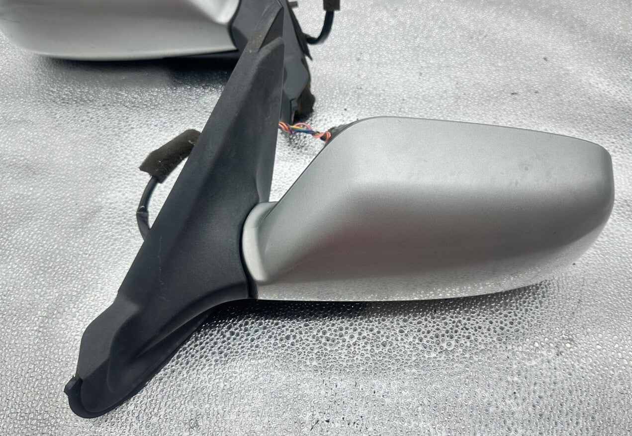 Nissan Stagea C34 Side Mirror Pair Silver SOLD AS PARTS ONLY / REPAIR 8327/8326