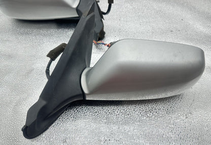 Nissan Stagea C34 Side Mirror Pair Silver SOLD AS PARTS ONLY / REPAIR 8327/8326