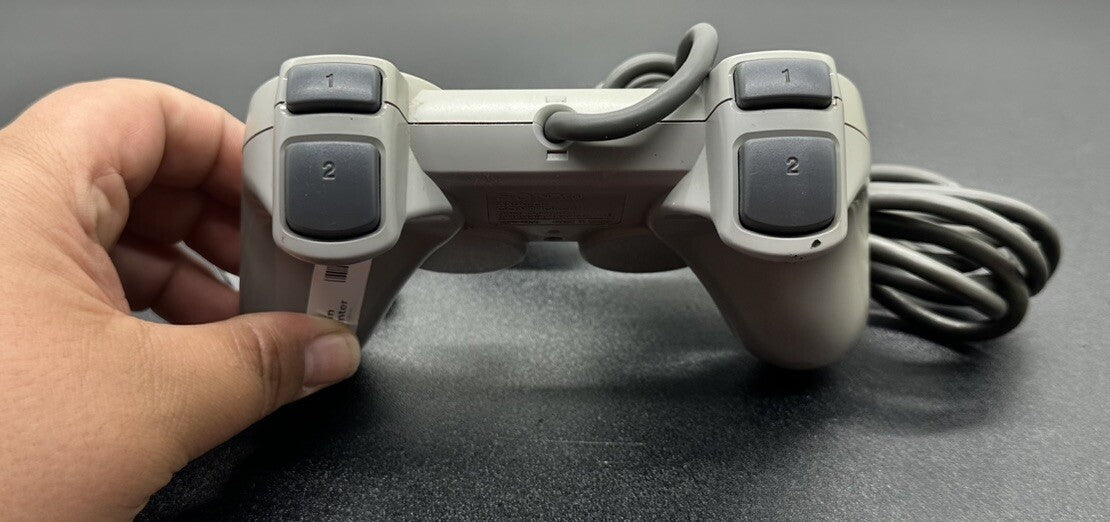 Genuine Dualshock Sony Playstation 1 / PS1 Controller Yellowing OK Cond 6236