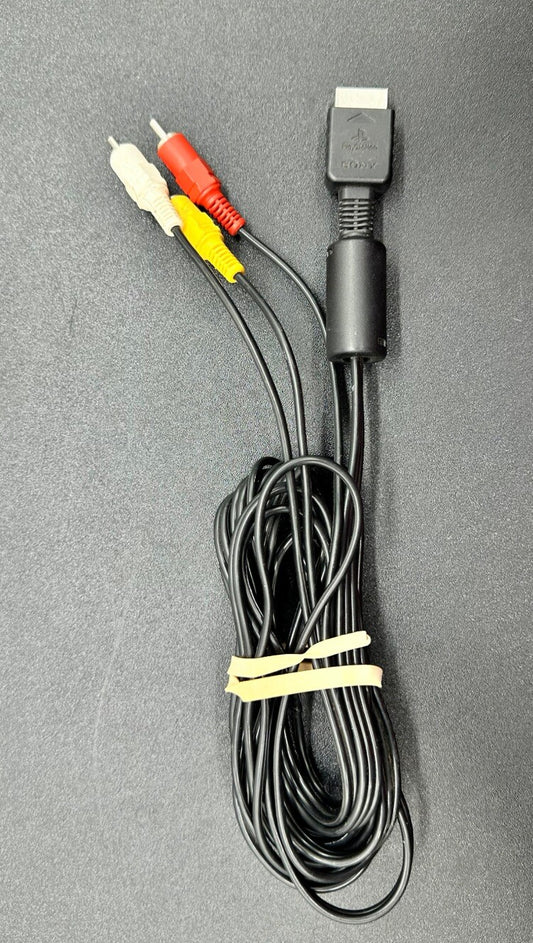 Genuine Sony Playstation Console AV Cable Cord PS1/PS2/PS3 Composite Lead