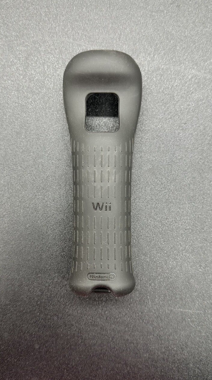 Nintendo Wii Remote Controller Black Protection Cover In Good Condition