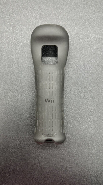 Nintendo Wii Remote Controller Black Protection Cover In Good Condition