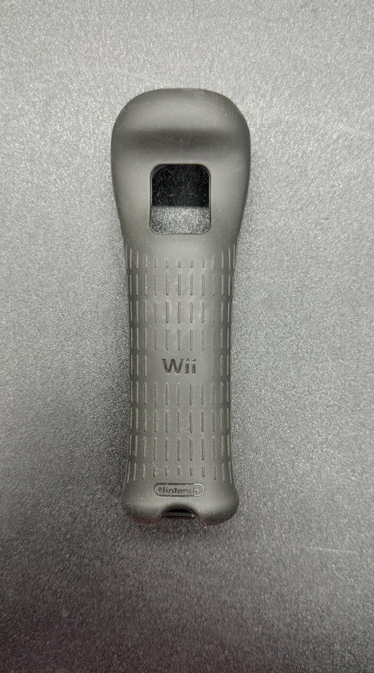 Nintendo Wii Remote Controller Black Protection Cover In Good Condition