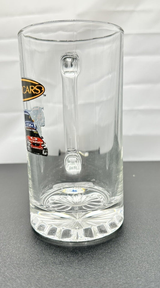 V8 Supercars Australia  Glass Beer Mug Stein 450ml 15.5cm - 8172