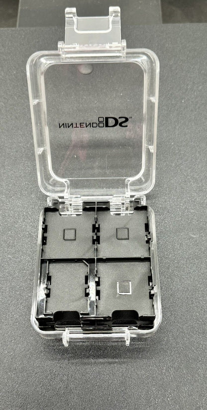 Nintendo DS Hard Plastic Clear Square Game Cartridge Carrying Case 2933