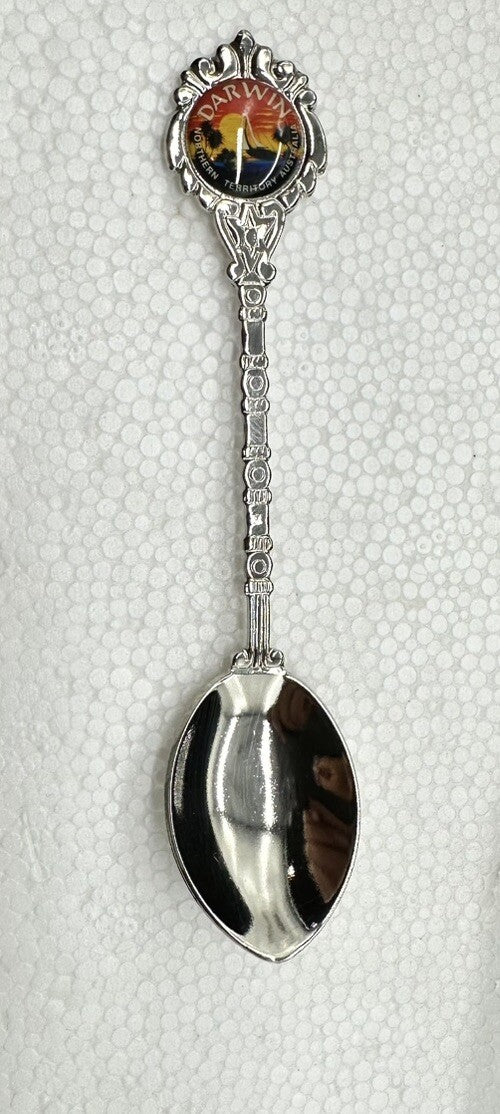 Souvenir Spoon Darwin Northern Territory Australia , silver plated In Good Cond