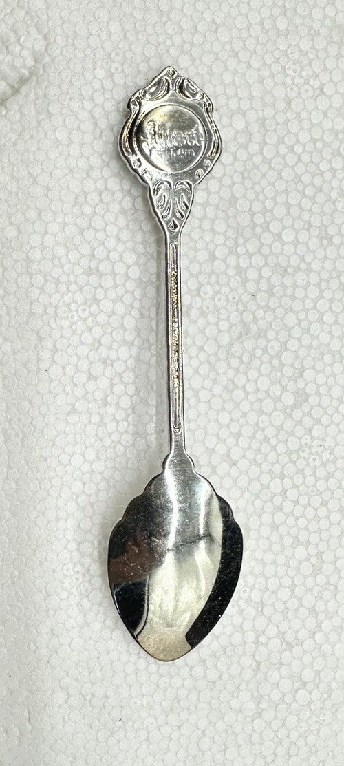 Souvenir Spoon Okanagan Valley, BC Canada Ogopogo silver plated In Good Cond