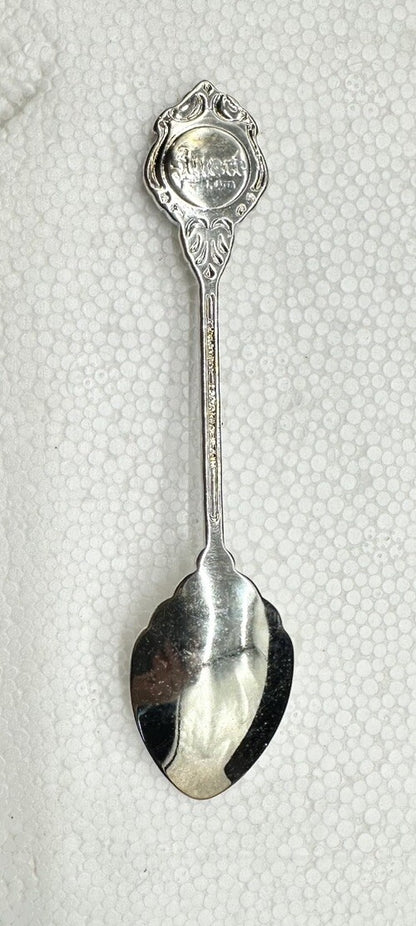 Souvenir Spoon Okanagan Valley, BC Canada Ogopogo silver plated In Good Cond