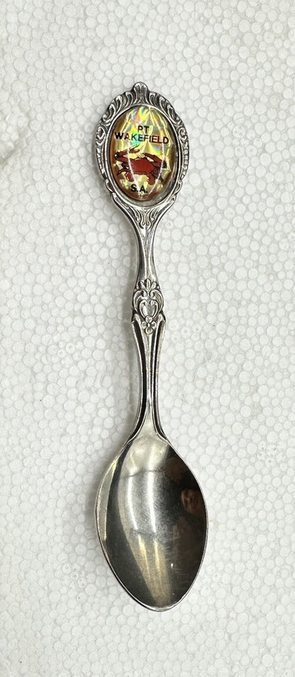 Souvenir Spoon Pt Wakefield South Australia , silver plated In Good Condition
