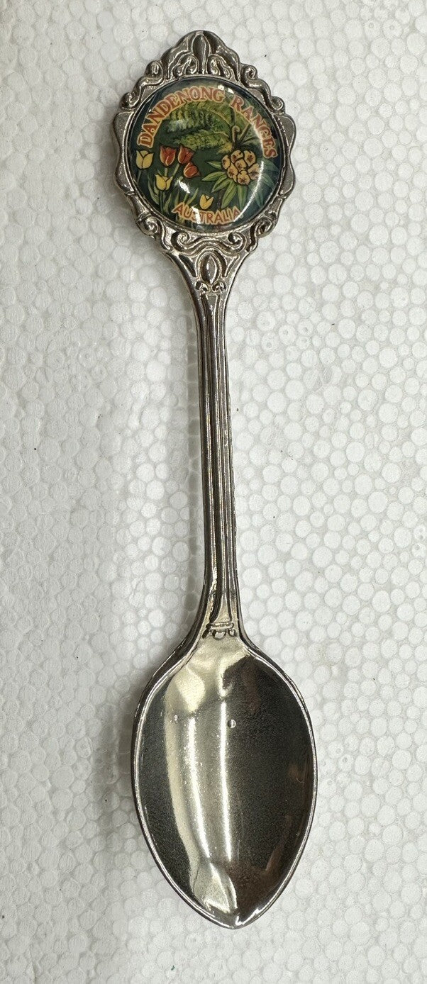 Souvenir Spoon Dandenong Rangers Australia , silver plated In Good Condition