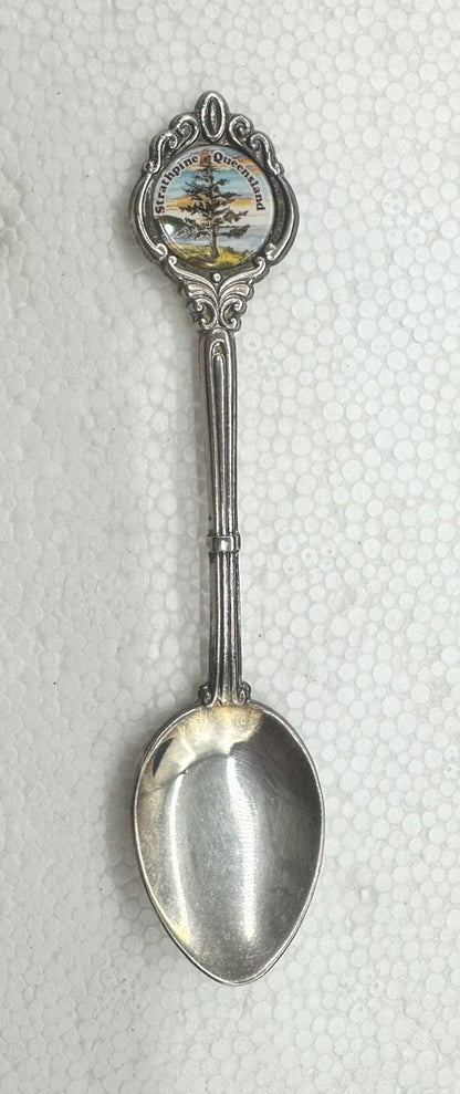 Souvenir Spoon Strathpine Queensland Australia , silver plated In OK Condition