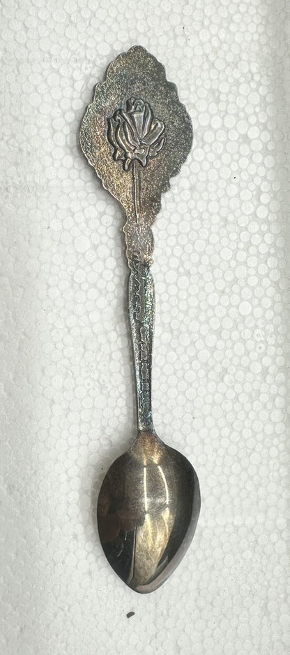 Souvenir Spoon Jurong Bird Park Singapore , silver plated In OK Condition