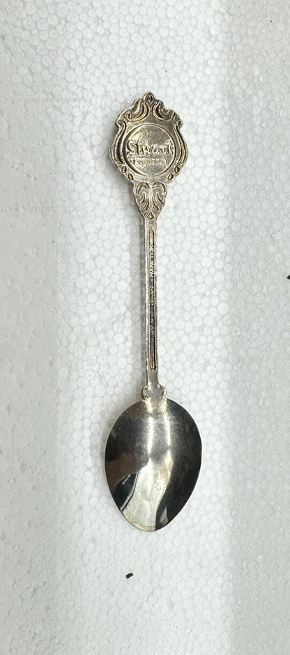 Souvenir Spoon Longford Tasmania Australia , silver plated In OK Condition